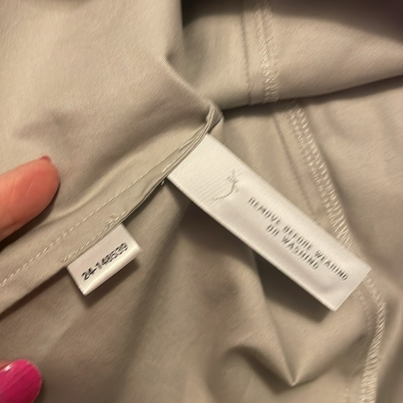 Ann Taylor Plaid Essential Shirt women’s size 4 (S)  metal shiny gray fitted NWT - Picture 13 of 16